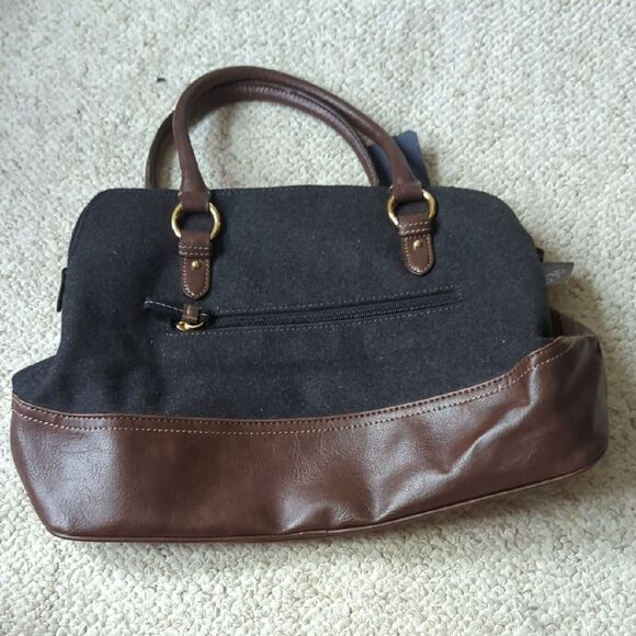 Tommy Hilfiger Charcoal and Chocolate Tote - Picture 4 of 6